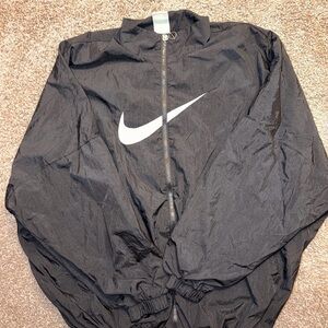 Nike Black Windbreaker Jacket